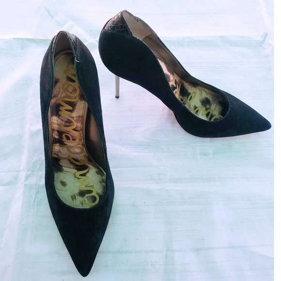 Sam Edelman Black Heels - Picture 1 of 10